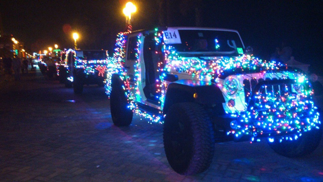 Jingle Jammin Jeep Parade Northern Illinois Hospice