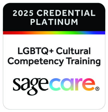 2025 Credential Platinum LGBTQ+ Cultural Competency Training SageCare Northern Illinois Hospice